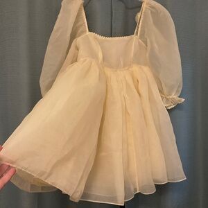 Baby Banana 🍌 Puff Dress by Selkie